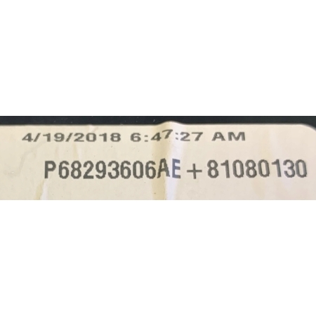 U2 DODGE CHALLENGER 15- PANEL KLIMATYZACJI NAWIEWU RADIA 68293606AE