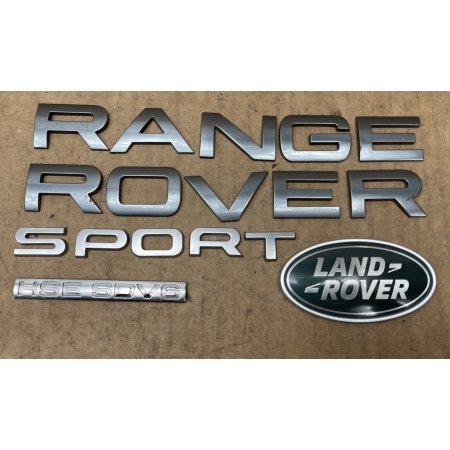 # LAND ROVER RANGE ROVER SPORT HSE SDV6 EBLEMATY KLAPY ZNACZEK NAPIS