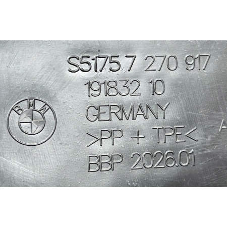 BMW i01 i3 TRÓJKĄT OSŁONA NADKOLE LEWY PRZÓD 7270917