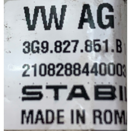 VW PASSAT B8 KOMBI SIŁOWNIK KLAPY LEWY 3G9827851B