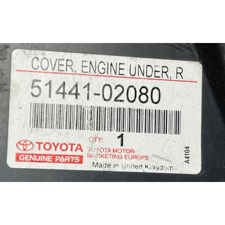 TOYOTA COROLLA E12 OSŁONA DOLNA POD SILNIK PRAWA 51441-02080 NOWA