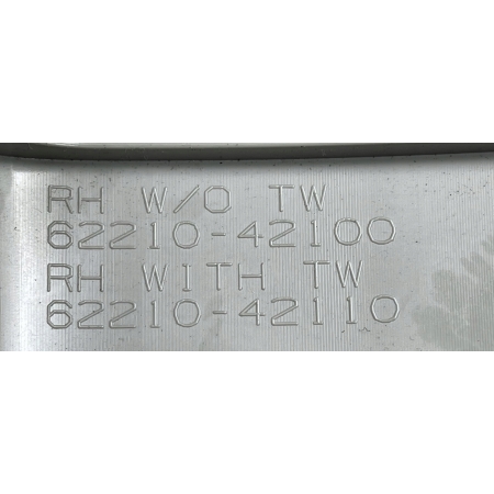 P4 TOYOTA RAV4 RAV-4 V 5 2020 - PRAWA OSŁONA SŁUPKA A PRZÓD 62210-42100