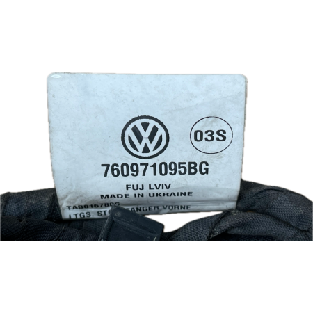 VW TOUAREG III WIĄZKA INSTALACJA ZDERZAKA PRZÓD PRZEDNIA 760971095BG