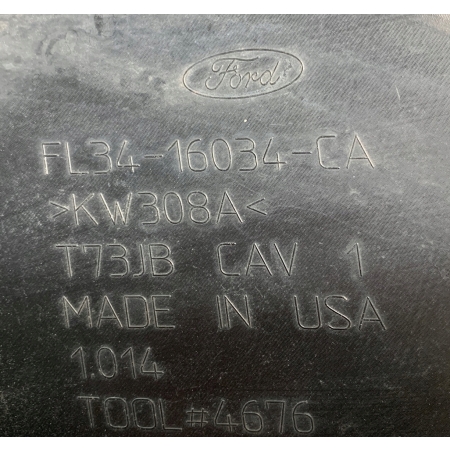 U3 FORD F150 2015- 5.0 4X4 PRAWE NADKOLE PRZÓD FL34-16034-CA