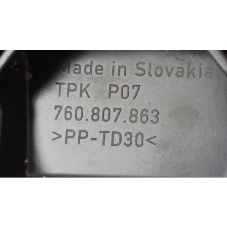 VW TOUAREG III 760 ŚLIZG ZDERZAKA TYŁ 760807863