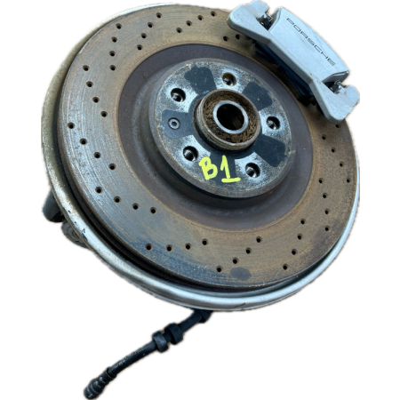 B1 PORSCHE MACAN S 2015 3.0 ZWROTNICA ZACISK PIASTA LEWA TYŁ 8R0505435C