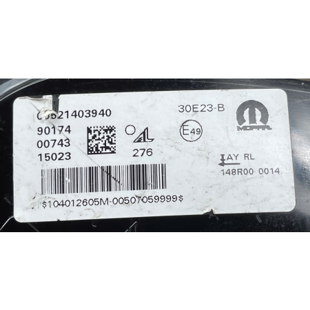 5 FIAT 500E II 2020 - HALOGEN LED DRL ŚWIATŁO DZIENNE PRAWY 00521403940