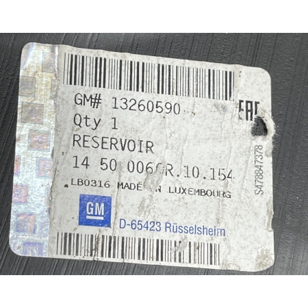 CHEVROLET ORLANDO ZBIORNICZEK SPRYSKIWACZY  GM 13260590