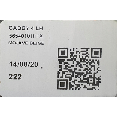 VW CADDY IV 15- OBUDOWA LUSTERKA LEWA H1X