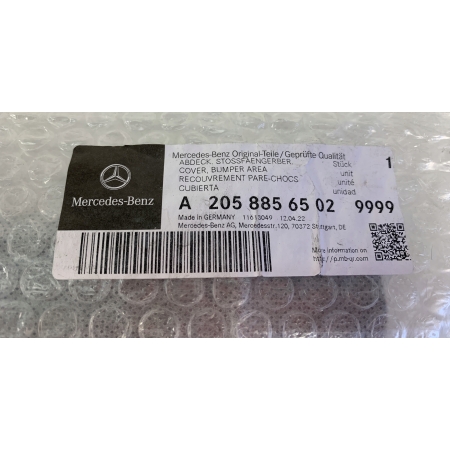 MERCEDES 205 AMG LISTWA ZDERZAKA LEWA A2058856502