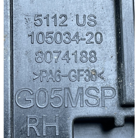 BMW X5 G05 M-PAKIET ŚLIZG MOCOWANIE WYDECHU PRAWE 8074188