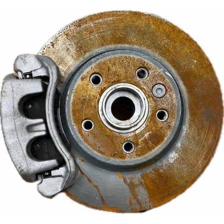 VW T7 ZWROTNICA PIASTA ZACISK HAMULCOWY LEWY PRZÓD 7T0407253B 7T0407099N