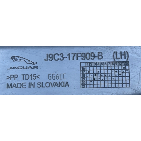 JAGUAR E-PACE LEWA KRATKA ZAŚLEPKA KRATKI PRZÓD J9C3-17F909-B