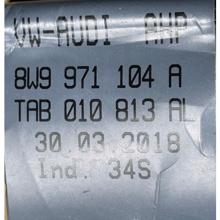 AUDI A4 B9 KOMBI WIĄZKA CZUJNIKÓW PARKOWANIA PDC TYŁ 8W9971104A