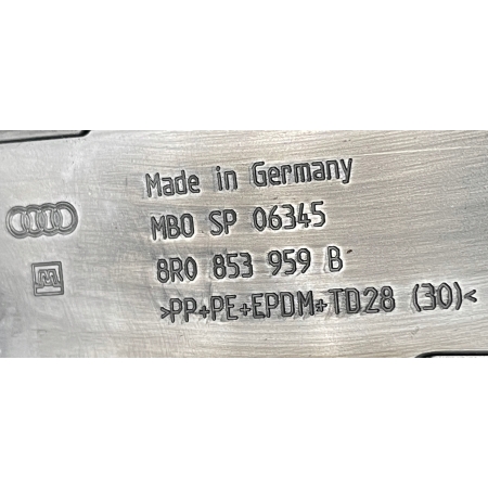 LISTWA DRZWI LEWY PRZÓD AUDI Q5 8R0 8R0853959B