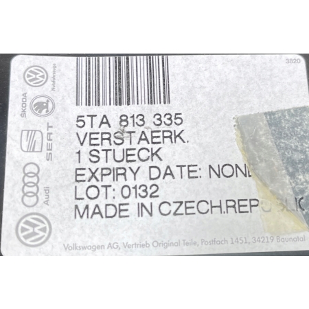 $ VW TOURAN WZMOCNIENIE BŁOTNIKA LEWE 5TA813335