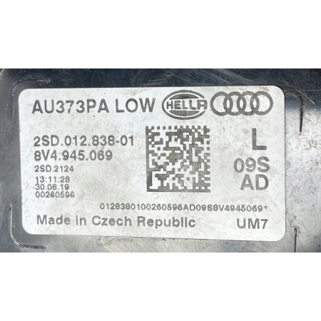 AUDI A3 8V SPORTBACK LIFT LAMPA LEWA TYŁ TYLNA BŁOTNIKA 8V4945096 30.08.19