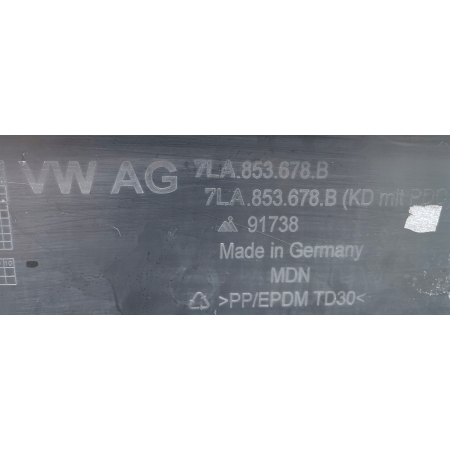 VW T6 LIFT T6.1 LISTWA ZDERZAKA PRZÓD PDC 7LA853678B