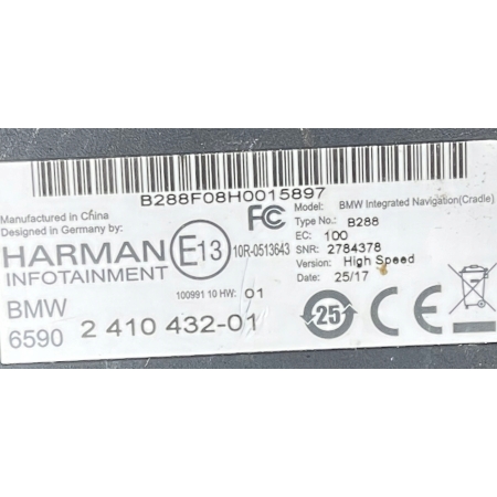 MODUŁ NAWIGACJI NAVIBOX B288 BMW F20 2410432