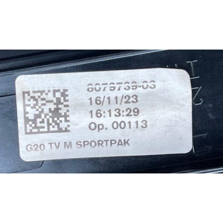 BMW 3 G20 G21 M-PAKIET OSŁONA PROGU DRZWI PRZÓD 8079739