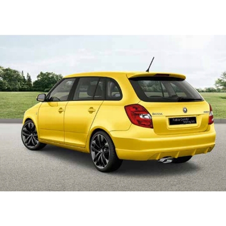 ^ FABIA II KOMBI SPOILER ZDERZAKA TYŁ 5J9807091C