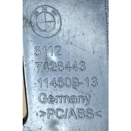 BMW X2 F39 2017 - ŚLIZG MOCOWANIE ZDERZAKA TYŁ ŚRODKOWY 7426443