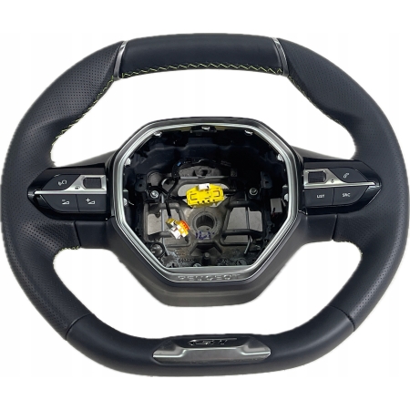 * KIEROWNICA SKÓRZANA PEUGEOT 208 II 2008 GT 98255045ZD ORYGINAŁ