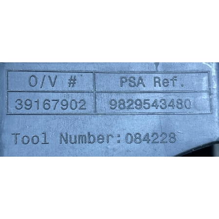 OPEL CORSA F MOCOWANIE ŚLIZG ZDERZAKA TYŁ ŚRODKOWY 9829543480