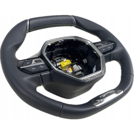 * KIEROWNICA SKÓRZANA PEUGEOT 208 II 2008 GT 98255045ZD ORYGINAŁ