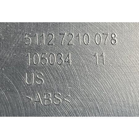 BMW F25 X3 MOCOWANIE ŚLIZG ZDERZAKA PRAWY TYŁ TYLNY  7210078