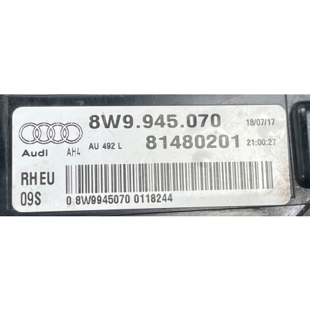 AUDI A4 B9 KOMBI AVANT LAMPA PRAWA TYŁ BŁOTNIKA 8W9945070