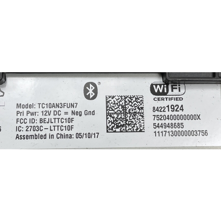 O2 CADILLAC ESCALADE IV 2014 - MODUŁ STEROWNIK WI-FI BLUETOOTH  84221924