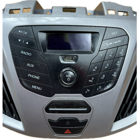 B2 FORD TRANSIT CUSTOM 2013 -  RADIO KRATKI NAWIEWU PANEL BK2T-18D815-GF