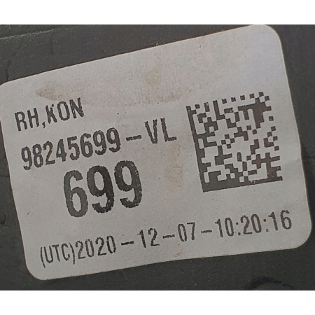 CITROEN DS3 CROSSBACK 2019 - LUSTERKO PRAWE 7 PIN VL 98245699