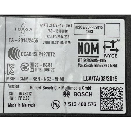 O2 CADILLAC ESCALADE IV 2014 - MODUŁ STEROWNIK NG 2.5 HMI 84296482