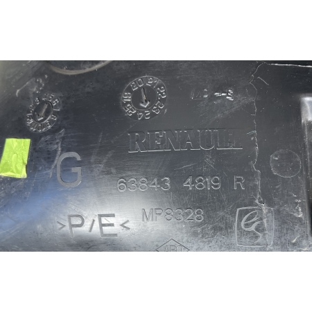 D65 DACIA SANDERO STEPWAY III NADKOLE LEWE PRZÓD CZĘŚĆ TYLNA 638434819R