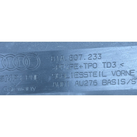 AUDI Q2 OSŁONA PŁYTA POD ZDERZAK OSŁONA PRZÓD PRZEDNIA 81A807233