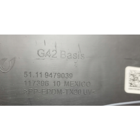 PODKŁADKA TABLICY REJESTRACYJNEJ BMW 2 G42 BASIS 9479039
