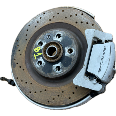 B1 PORSCHE MACAN S 2015 3.0 ZWROTNICA ZACISK PIASTA LEWA TYŁ 8R0505435C